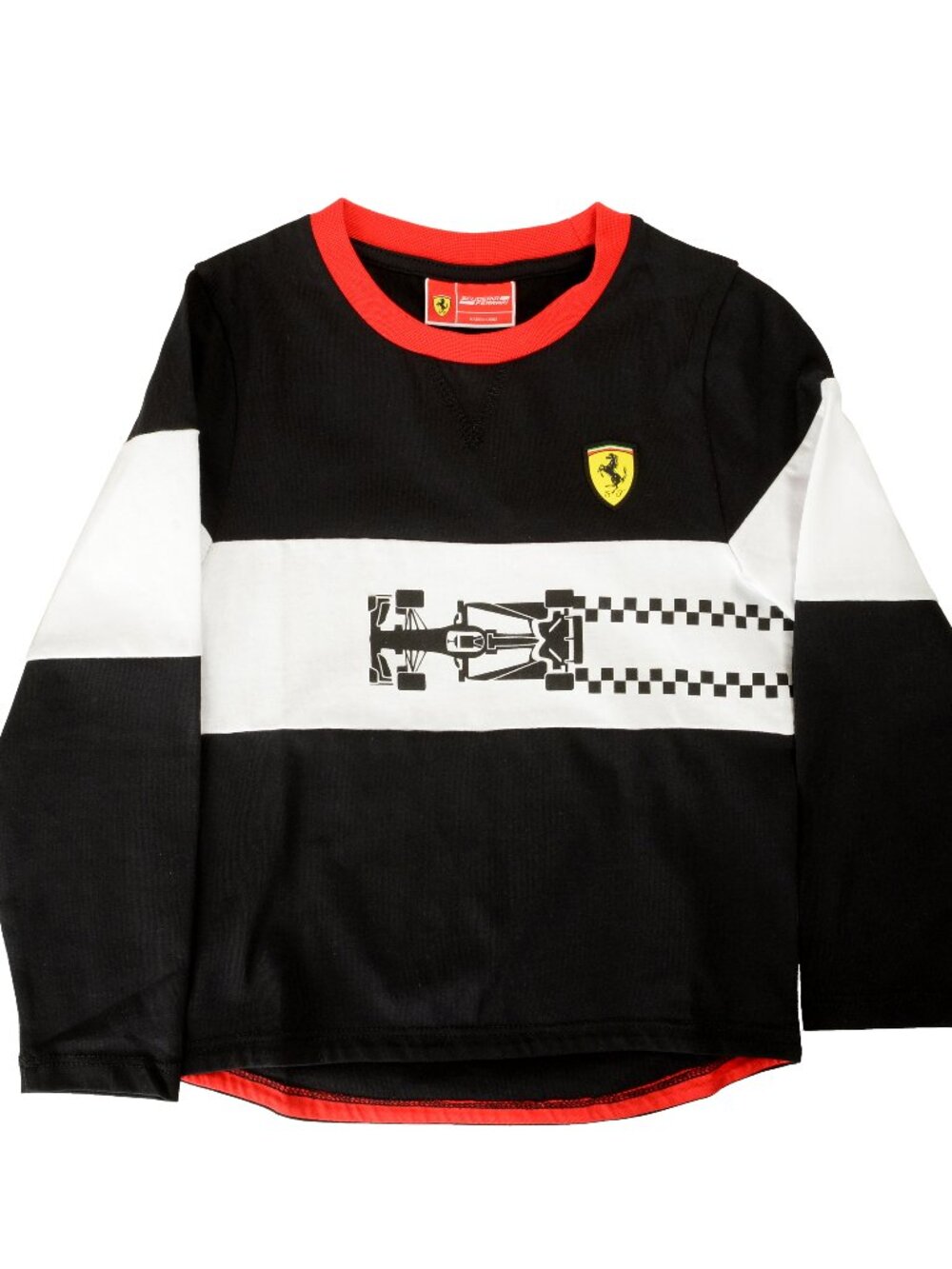 Scuderia Ferrari Boy Multi-Color Long Sleeve T-Shirt Sz 3/4 Years